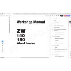 Hitachi Wheel Loader ZW140 ZW150 workshop service manual
