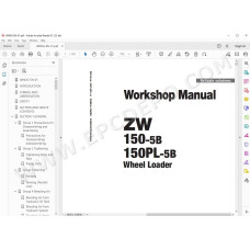 Hitachi Wheel Loader ZW150-5B ZW150PL-5B workshop service manual