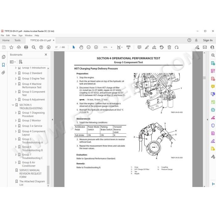 Hitachi Wheel Loader ZW150-5B ZW150PL-5B workshop service manual