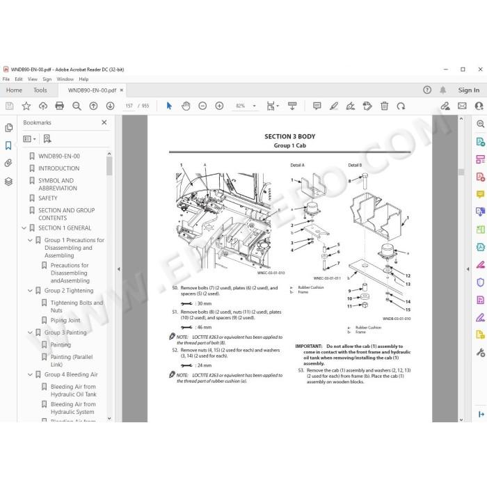 Hitachi Wheel Loader ZW180-5B ZW180PL-5B workshop service manual