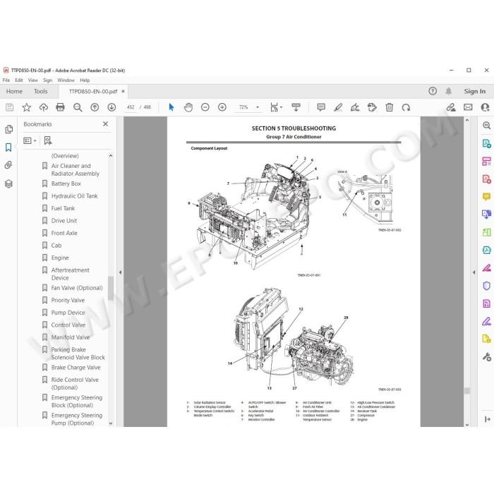 Hitachi Wheel Loader ZW180-6 ZW180PL-6 workshop service manual