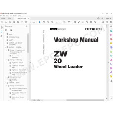 Hitachi Wheel Loader ZW20 workshop service manual