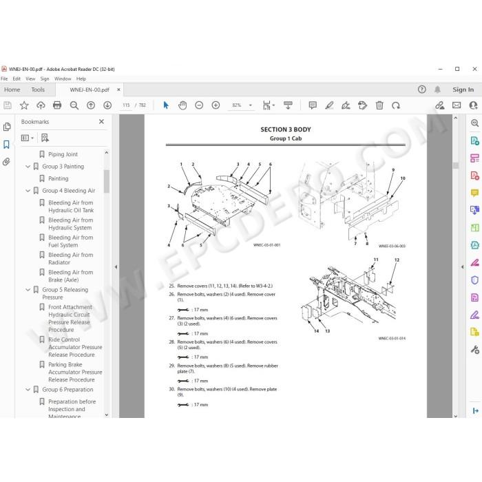 Hitachi Wheel Loader ZW220-5A workshop service manual