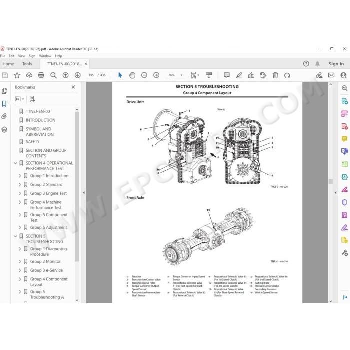 Hitachi Wheel Loader ZW220-5A workshop service manual