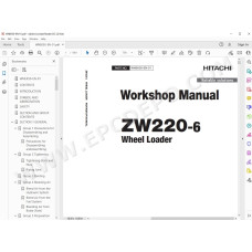 Hitachi Wheel Loader ZW220-6 workshop service manual