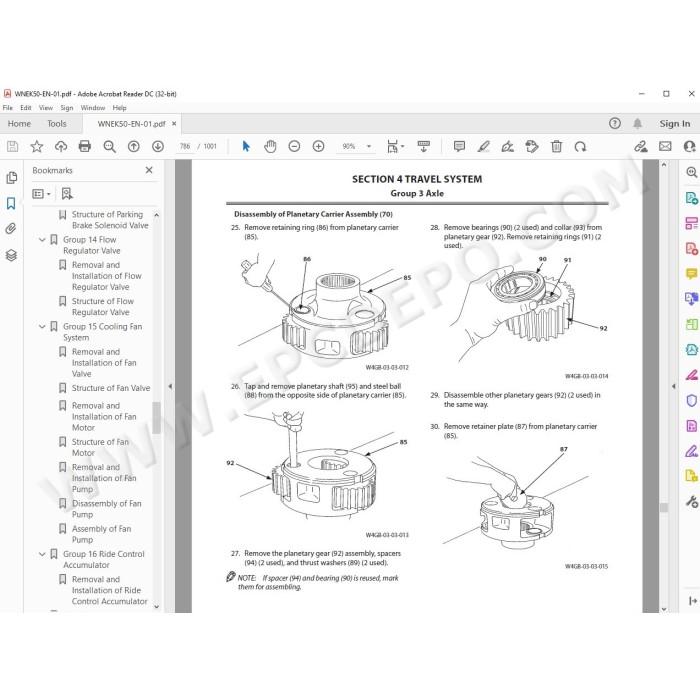 Hitachi Wheel Loader ZW220-6 workshop service manual