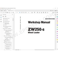 Hitachi Wheel Loader ZW250-6 workshop service manual
