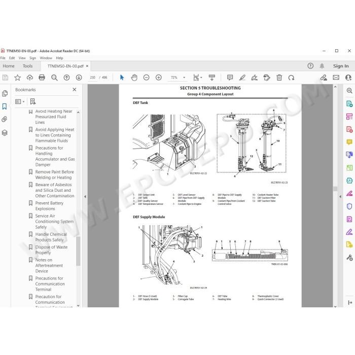 Hitachi Wheel Loader ZW250-6 workshop service manual