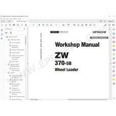 Hitachi Wheel Loader ZW370-5B workshop service manual