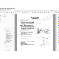 Hitachi Wheel Loader ZW370-6 workshop service manual