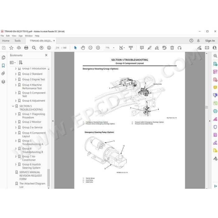 Hitachi Wheel Loader ZW370-6 workshop service manual