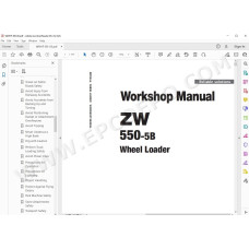 Hitachi Wheel Loader ZW550-5B workshop service manual