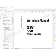 Hitachi Wheel Loader ZW550 workshop service manual
