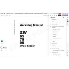 Hitachi Wheel Loader ZW65 ZW75 ZW95 workshop service manual