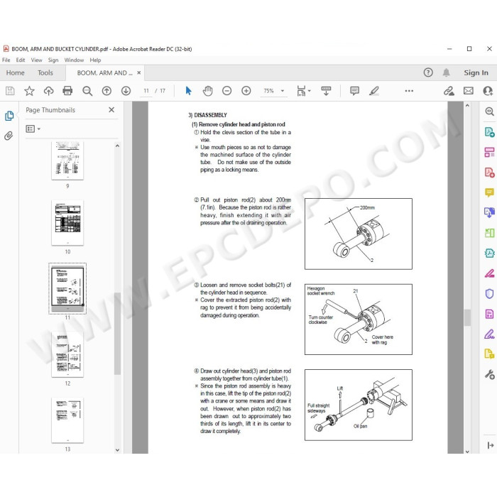 Hyundai Crawler Excavator R210LC-3 R250LC-3 R290LC-3 service manual