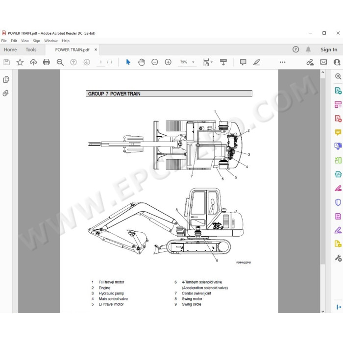 Hyundai Crawler Excavator R55-3 service manual