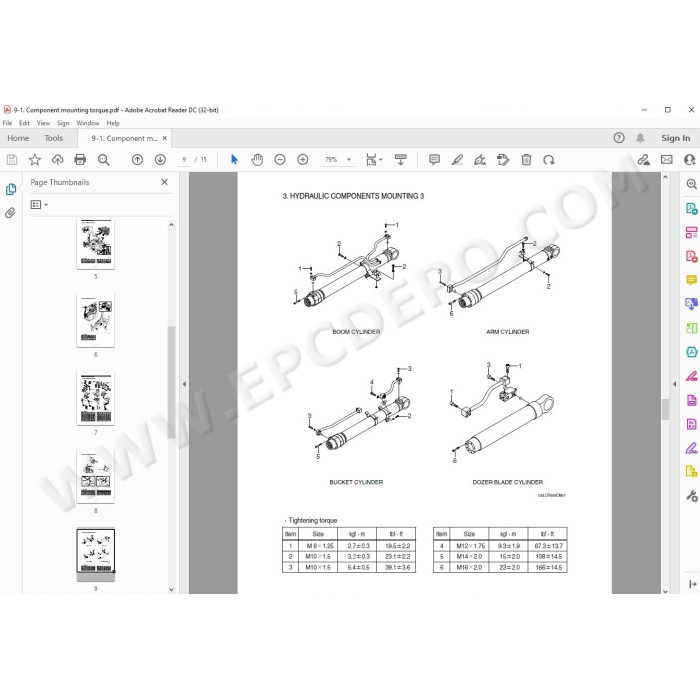Hyundai Crawler Excavator R125LCR-9A service manual