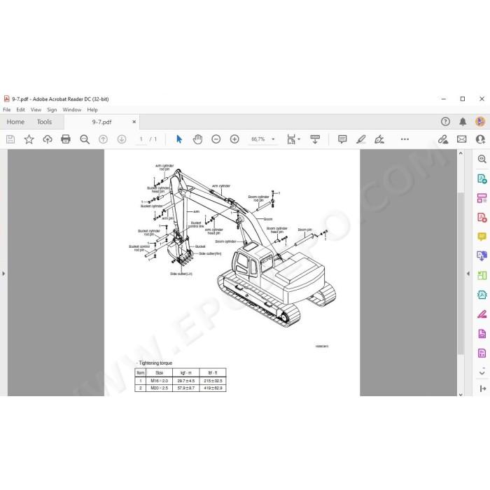 Hyundai Crawler Excavator R160LC-9S R180LC-9S service manual