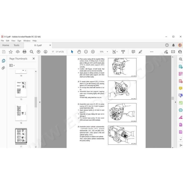 Hyundai Crawler Excavator R220LC-9SH R220NLC-9A service manual