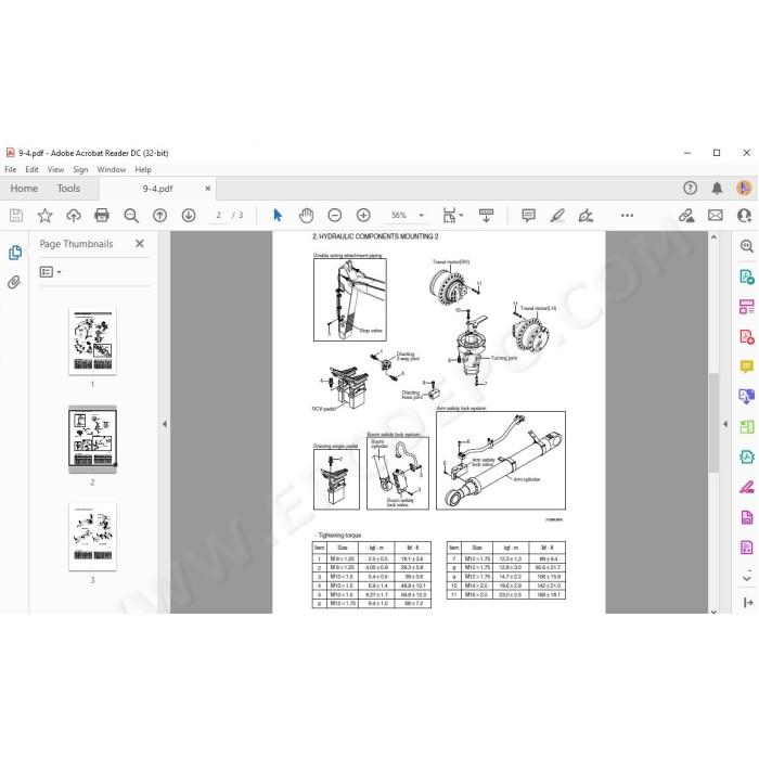Hyundai Crawler Excavator R220LC-9SH R220NLC-9A service manual