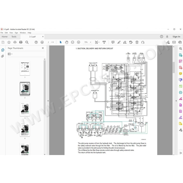 Hyundai Crawler Excavator R250LC-9 service manual