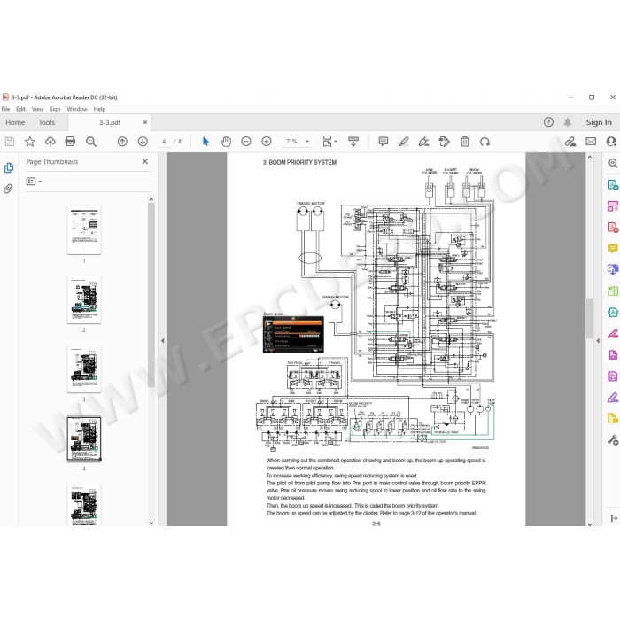 Hyundai Crawler Excavator R260LC-9A R260LC-9S service manual