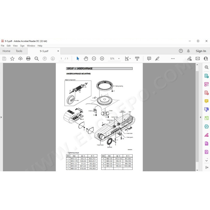 Hyundai Crawler Excavator R430LC-9 R430LC-9A R430LC-9SH service manual