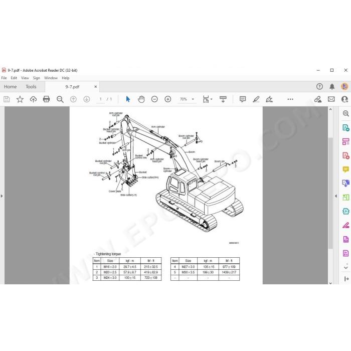 Hyundai Crawler Excavator R480LC-9 R520LC-9 service manual