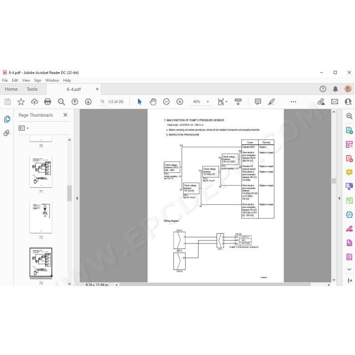Hyundai Crawler Excavator R480LC-9 R520LC-9 service manual