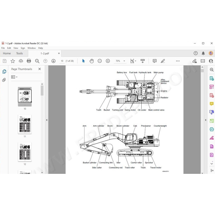 Hyundai Crawler Excavator R480LC-9A R520LC-9A service manual