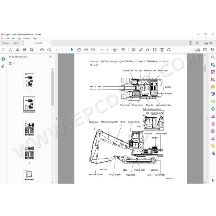 Hyundai Crawler Excavator R480LC-9MH service manual