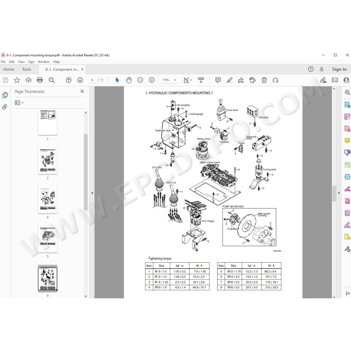 Hyundai Crawler Excavator R55-9 R55-9A service manual