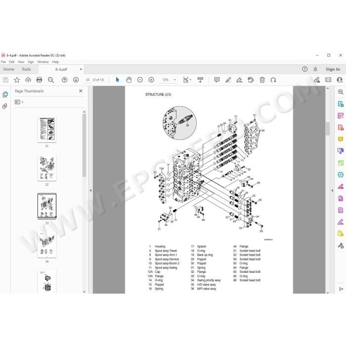 Hyundai Crawler Excavator R800LC-9 R850LC-9 service manual
