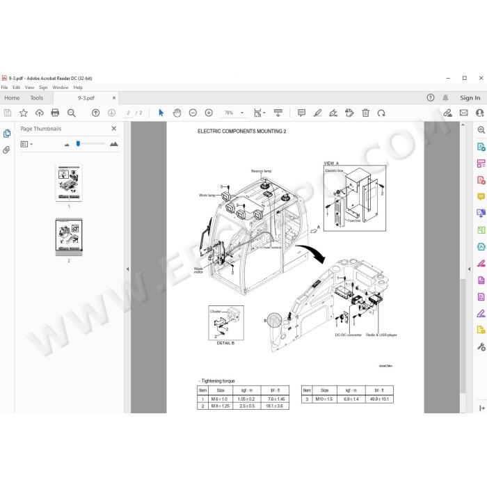 Hyundai Crawler Excavator R800LC-9 R850LC-9 service manual