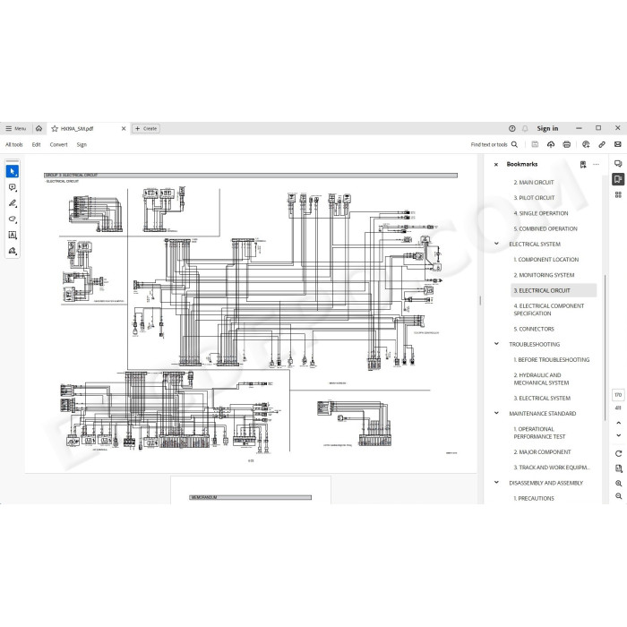 Hyundai Crawler Excavator HX19A service manual