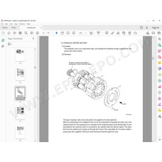 Hyundai Crawler Excavator HX55S HX60S HX75S service manual