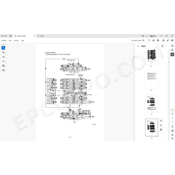 Hyundai Crawler Excavator HX65A service manual