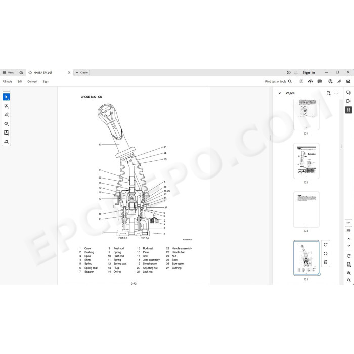 Hyundai Crawler Excavator HX85A service manual
