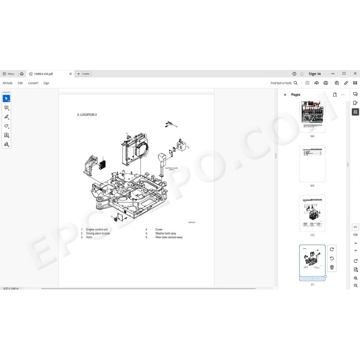 Hyundai Crawler Excavator HX85A service manual