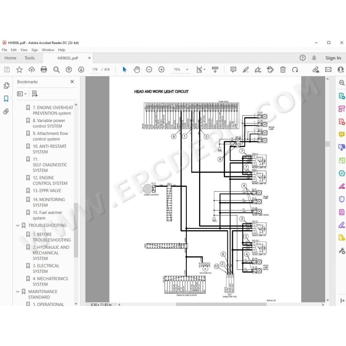 Hyundai Crawler Excavator HX900L service manual