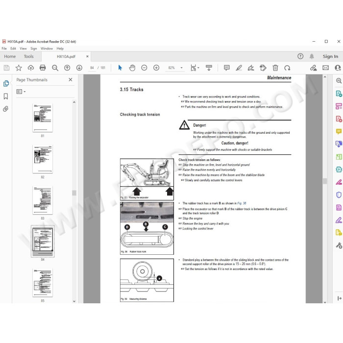 Hyundai Mini Excavator HX10A service manual