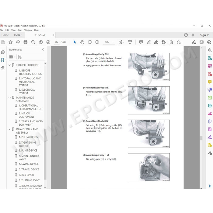 Hyundai Mini Excavator R15-7 R16-7 R16-9 R17Z-9A R18-9 service manual