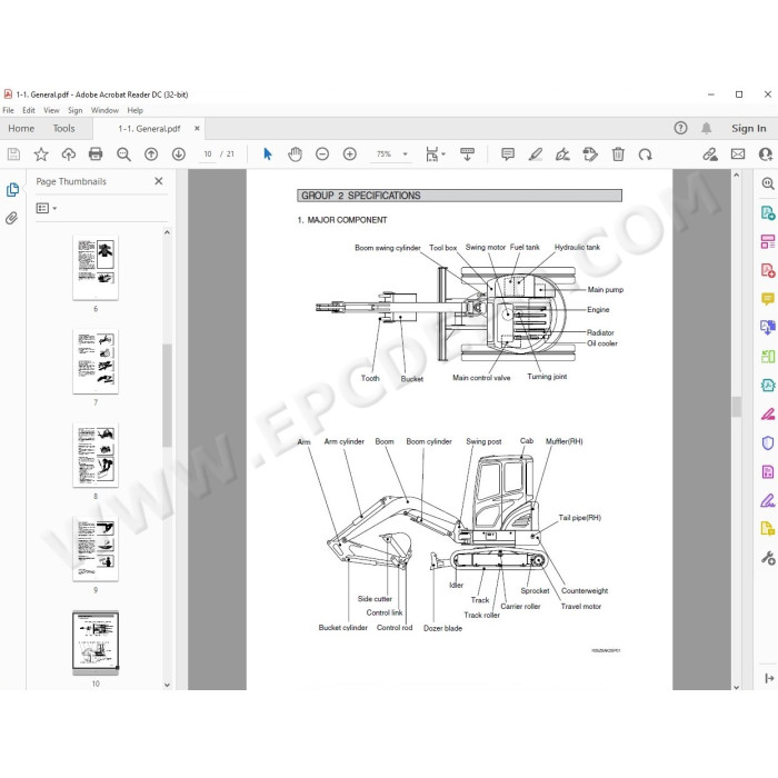 Hyundai Mini Excavator R22-7 R25Z-9AK R25Z-9A R27Z-9 R28-7 R30Z-9AK service manual