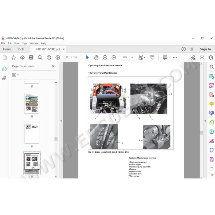 Hyundai Road Roller HR25T-9 HR30T-9 HR70C-9 HR110-C9 HR120C-9 HR140C-9 service manual