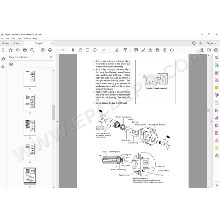 Hyundai Wheel Loader HL750-3 HL750TM-3 service manual