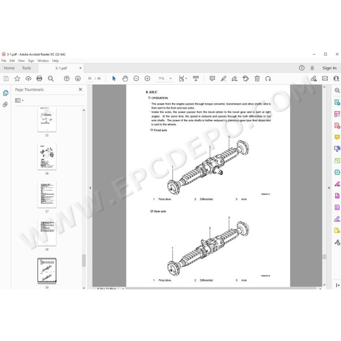 Hyundai Wheel Loader HL740-7 HL740TM-7 service manual