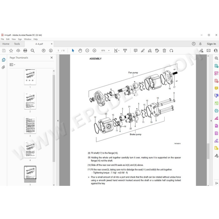 Hyundai Wheel Loader HL740-7A HL740TM-7A service manual