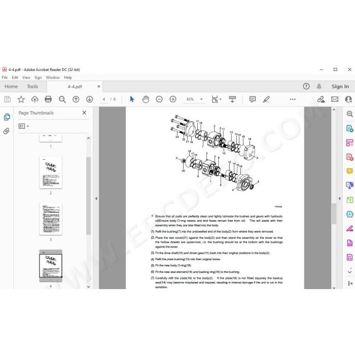 Hyundai Wheel Loader HL770-7 HL770-7A service manual