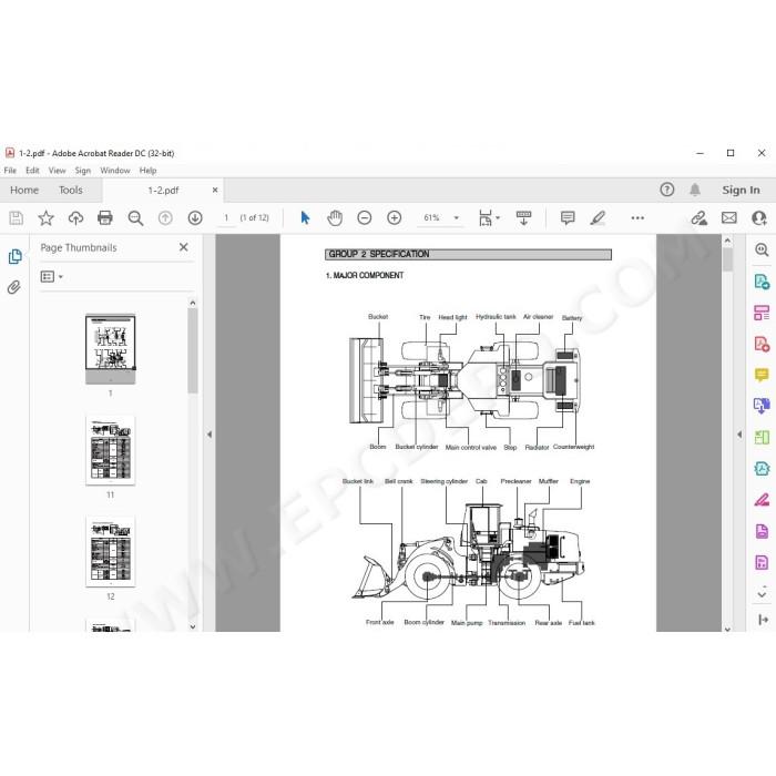 Hyundai Wheel Loader HL780-7A service manual