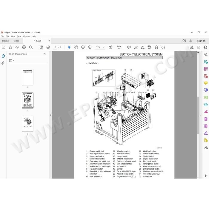 Hyundai Wheel Loader HL780-9 HL780-9A HL780-9S UMA service manual